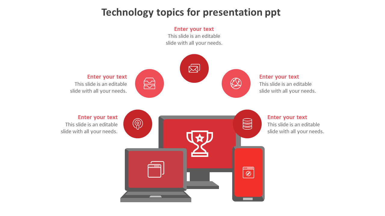 Free - Technology Topics For Presentation PPT Slide Template